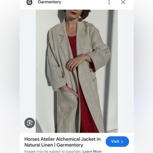 Horses atelier alchemical in linen size 1